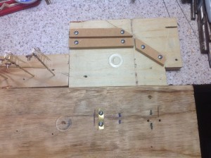 Bass tube cutting Jig (top) and Signal assembly Jig below.