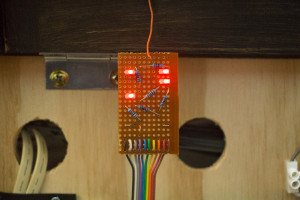 Test Signal for Common Cathode LED's. The B and C signals on the left and the 2 A signals on the right.